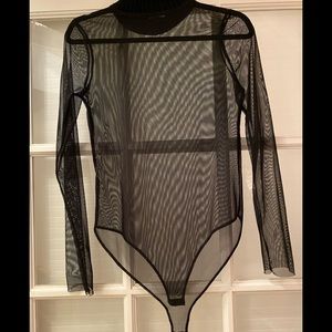 Zara See-through Bodysuit 🖤🥂
